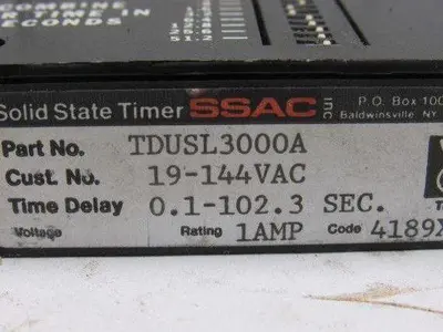 Used SSAC _UNKNOWN_ Miscellaneous MRO | Arrow Industrial #656385