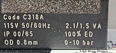 SMC V45-4940-D115 Pneumatic Solenoid Valve (BIN423)