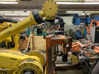 Used 2011 FANUC M900IA/260L 6 AXIS CNC ROBOT WITH R30IA CONTROLLER Robots | Harbor Machinery Inc. #1283310