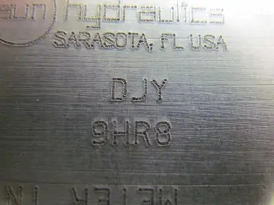 Sun Hydraulics DJY Cartridge Manifold ISO-X&Y Flows into or out of workports A&B