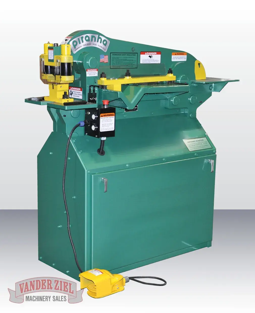 New | in-Stock PIRANHA P-50 Ironworkers Michigan US | Vander Ziel Machinery Sales #480122