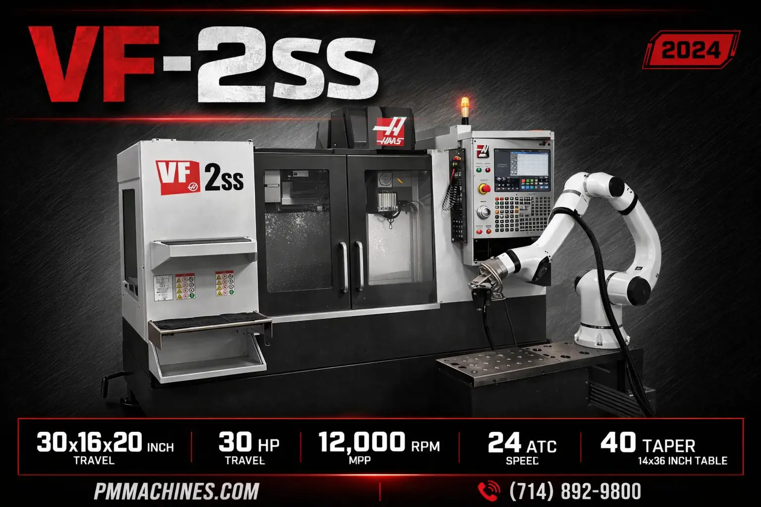 USED 2024 HAAS VF-2SS