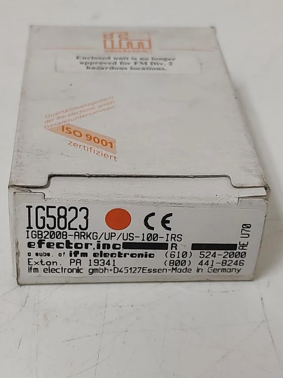 Used Efector IGB2008-ARKG/UP/US-100-IRS Proximity Sensors Kentucky US | Edwards Industrial Repair #1311796