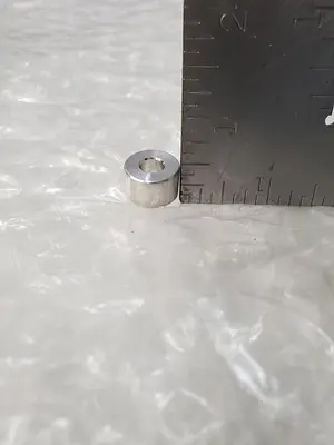 MCMASTER CARR STAINLESS STEEL SPACERS (LOT OF 4)