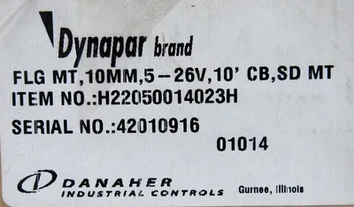 NEW DANAHER H22050014023H ENCODER
