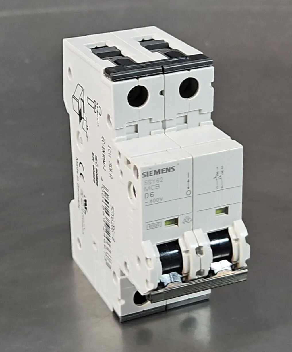 Siemens 5SY62 MCB D6 Circuit Breaker. 4C-18