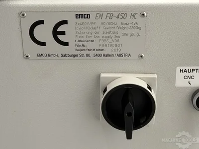 USED 2019 EMCO FB-450 MC