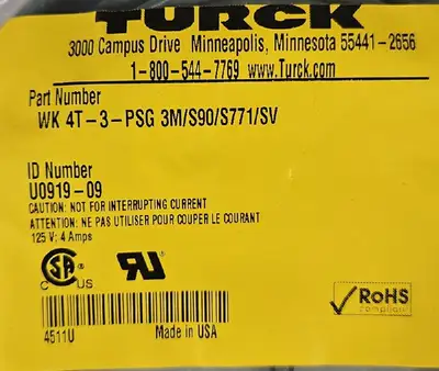 USED TURCK U0919-09