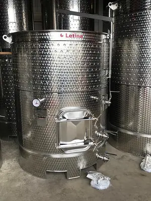 New Stock Letina 620Gal/2350L Forkliftable Variable Capacity Jacketed Tank