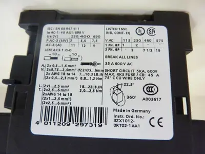 USED SIEMENS 3RT1024-1K