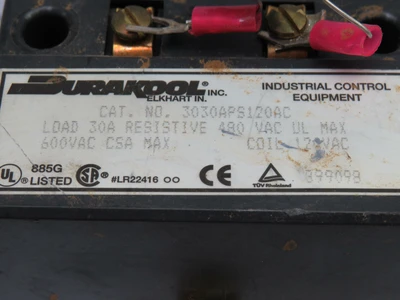 Used DURAKDOL _UNKNOWN_ PLC Contactors | OCO Industrial #1751964