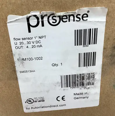 AUTOMATION DIRECT FMM100-1002 Magnetic Inductive Flow Meter 6C-21