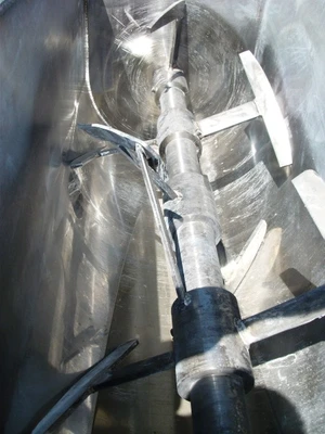 500L S/S JKTD U Trough Mixer