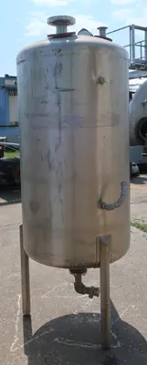 SPC7214  Distillation Column and Still APV bubble cap tray distillation column, 15 trays, Stainless Steel