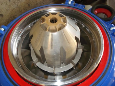 (2) Alfa-Laval MOPX 207 SGT-24 oil purifiers, 316SS.