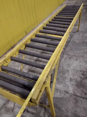10' X 18" ROLLER TABLE FOR HYD MECH S20 SAW: STOCK #23767