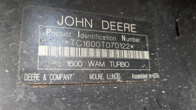 USED 2008 JOHN DEERE 1600 TURBO II