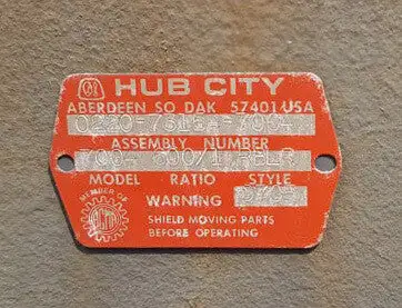 USED HUBBELL 700 - 600/1 RBLR