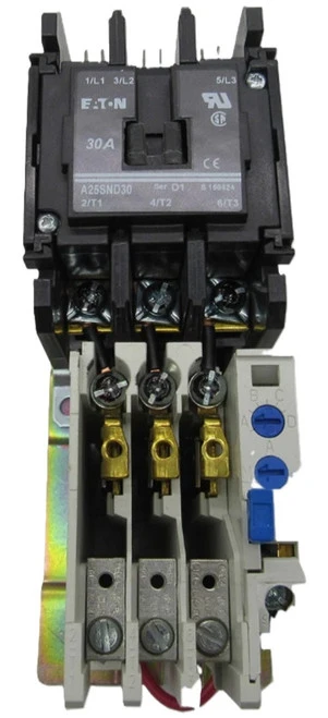 Eaton A25SND30A DP Starter, 3 Phase 30A 120Vac Coil [New]