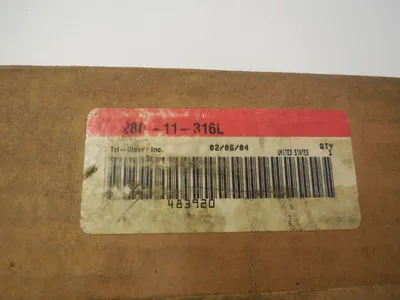 NEW TRI CLOVER ALFA LAVAL 280-11-316L BACKPLATE 28011316L