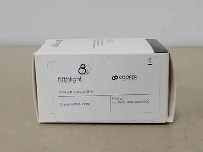 NEW COOPER LIGHTING FDW-2TLB-W