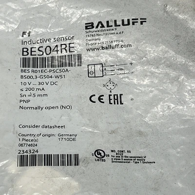 NEW Balluff BES04RE