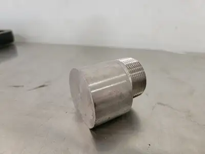 1" Female to 1.5" Male 90 Degree Elbow Hydraulic Adapter