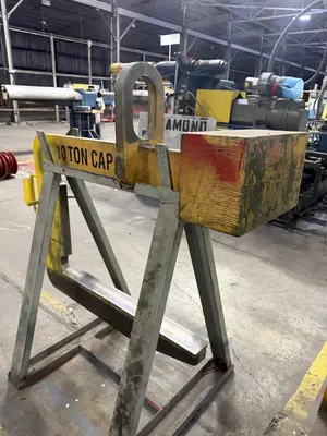 10 TON X 48" CALDWELL MODEL 82-10-48 COIL LIFT C HOOK: YOBRO #25230