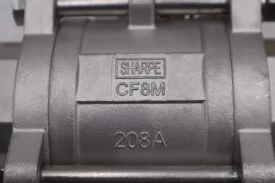 Sharpe 53036 Series 208 Ball Valve CF8M 1000 C.W.P - STOCK GF537