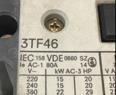 USED SIEMENS 3TF46