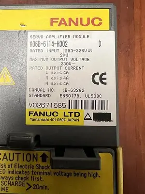 Used FANUC A06B-6114-H302 Servo Drives Michigan US | Aucto #1308653