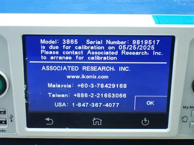 USED ASSOCIATED RESEARCH 3865