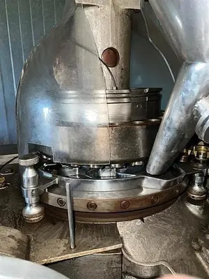 Manesty model Drycota 23 station consisting of (2) presses with transfer system