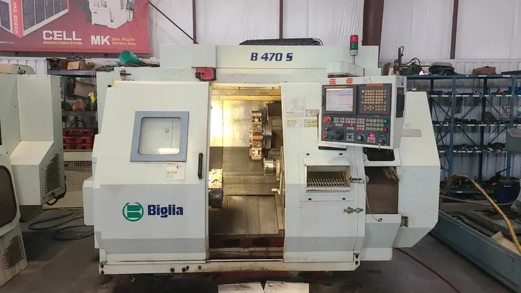 Used 2007 BIGLIA (EUROTEC) B.470/S CNC Lathes Texas US | Revelation Machinery #719721
