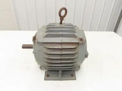 US Motors E056B AC Motor 1Hp 1774rpm 460v 3PH 182U Frame 7/8" Shaft TE