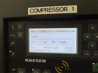 Used 2022 KAESER "AS 30" Rotary Screw & Sliding Vane Air Compressors Texas US | MachineryMax #1486575