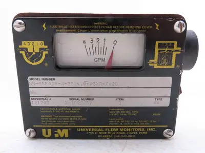 Universal Flow Monitors SN-BSF4GM-4-320V.9-A3XR-F-2D Bronze Flow Meter 1/2"NPT