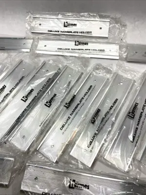 New | in-Stock Hermes Hermes Deluxe Wall Name Plate Holder Office Equipment Michigan US | Maverick Industrial Sales #1462852