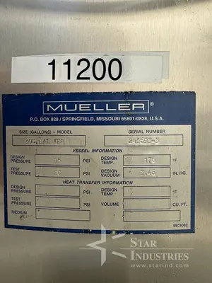 USED MUELLER MODEL F