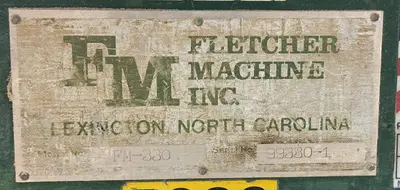 FLETCHER, FM-330 DOUBLE-END CNC TENONER