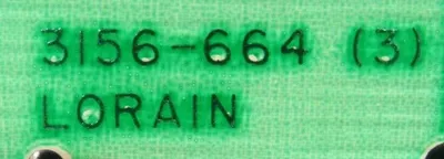 USED LORAIN 4864-432 CIRCUIT BOARD 3156-664 4864432 AB18606B0