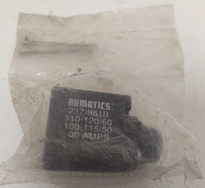 🔥 NUMATICS 237-961B SOLENOID VALVE