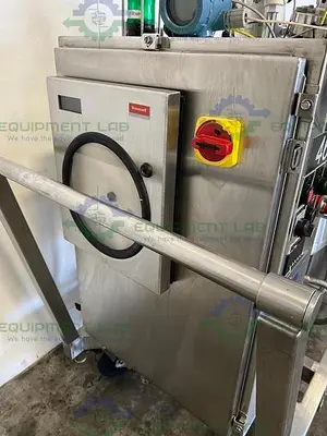 USED MUELLER 60 LITER STAINLESS STEEL  JACKETED MIXING TANK W/ CHILLER, CONTROLLER