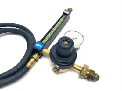 New | in-Stock Miller Flowmeter Regulator Combination with Welding Hose Parts Michigan US | Maverick Industrial Sales #1395447