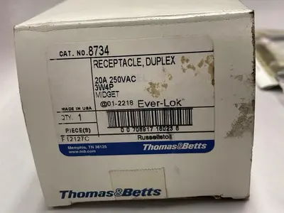 New | in-Stock THOMAS & BETTS 8734 Miscellaneous Equipment (Electrical & Power) | Surplus Asset Holdings #1197539