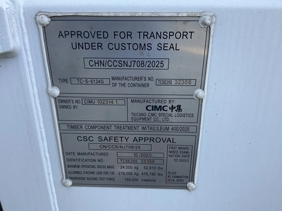 Used 2025 HIGH CUBE _UNKNOWN_ Shipping Containers Michigan US | Miedema Asset Management Group #1296330