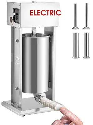 Electric Sausage Stuffer 15L Variable Speed Sausage Maker Stainless Steel * HAS FOOT PEDAL
