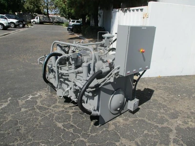 Continental Hydraulic #PVR50-42A15, hydraulic pumps, (2) 10 HP pumps, (1) 5 HP pump, controls, valves & heat exchanger