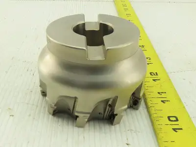 TUNGALOY TPS11300RBU Shell Mill Milling Cutter 3" Dia 2"L 10 Teeth 1" Arbor