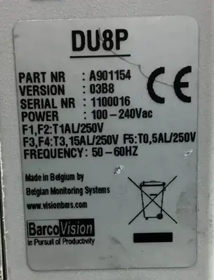 Used Barco DU8P PLC Processors | Palmetto Automation #1150661